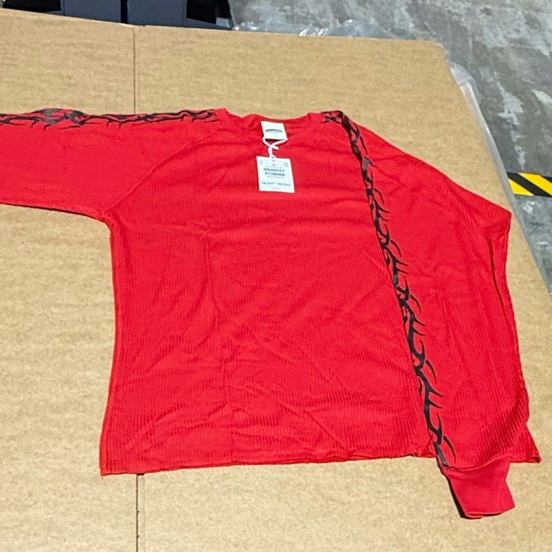 Bravest Studios Long Sleeve Shirt Red