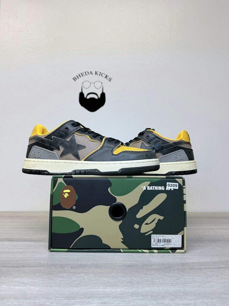 Bape Sta Black/Grey/Yellow '93