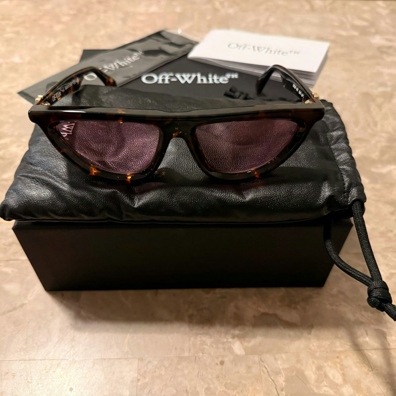 OFF-WHITE Jasper Sunglasses Havana Pink