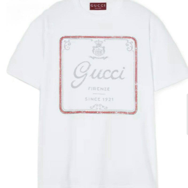 Gucci Firenze Since 1921 Graphic T-Shirt White