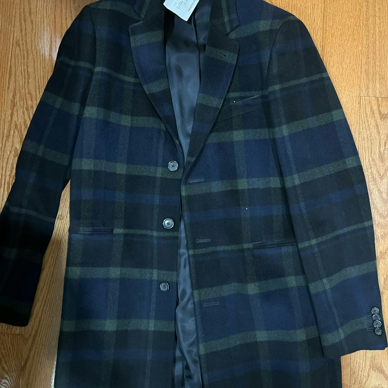 Paul Smith Plaid Wool Blazer Multi