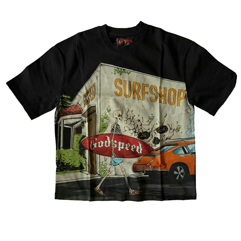 Godspeed GS Surfshop T-Shirt Black