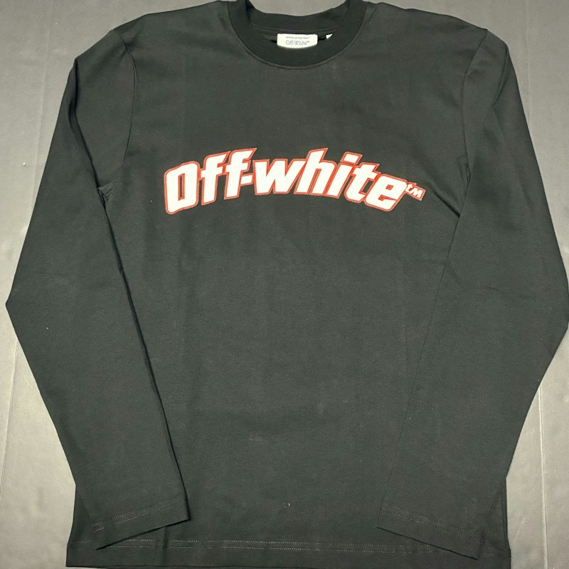 Off-White Logo L/S Skate T-Shirt Black