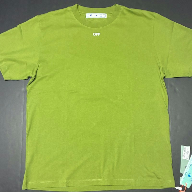 Off-White Brick Arrow Slim S/S T-Shirt Green/White