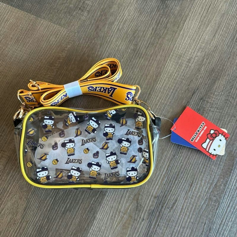 Hello Kitty Los Angeles Lakers Clear Camera Bag Multi