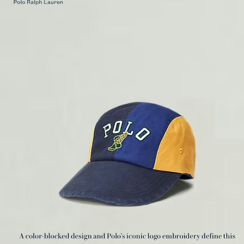 Polo Ralph Lauren Color-Blocked Wingfoot Cap Multi