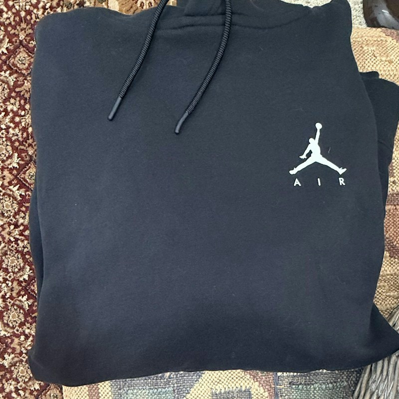 Jordan Air Hooded Sweatshirt Black