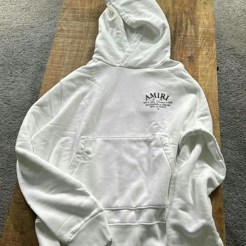 Amiri Arts District Hoodie White