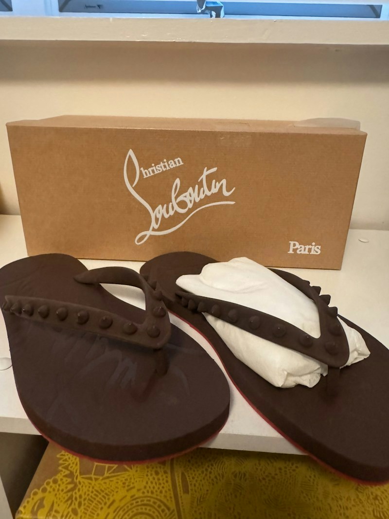 Christian Louboutin Loubi Flip thong sandals