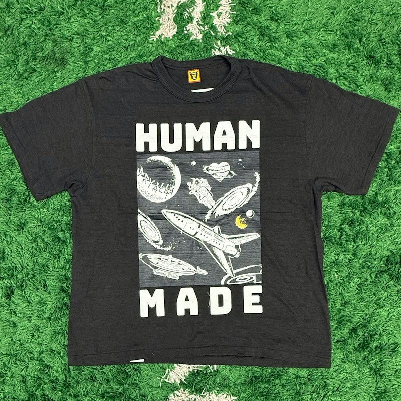 Human Made Space Graphic T-Shirt Black