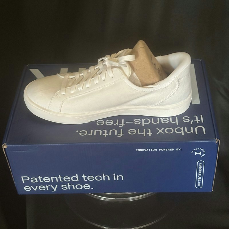Kizik Irvine Hands-Free Sneaker White Ivory