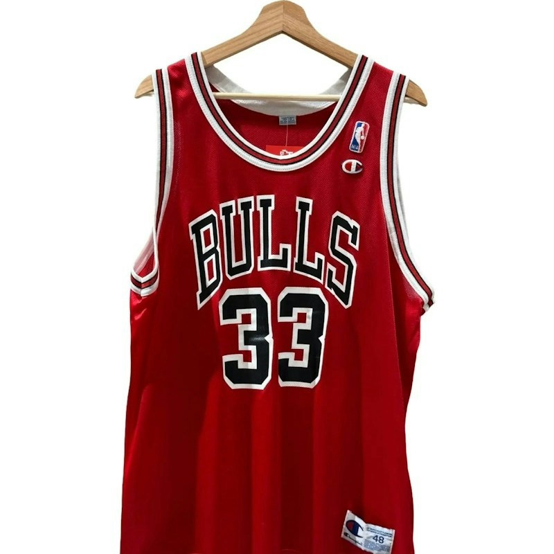 Vintage 90s Chicago Bulls Scottie Pippen 33 Champion Jersey