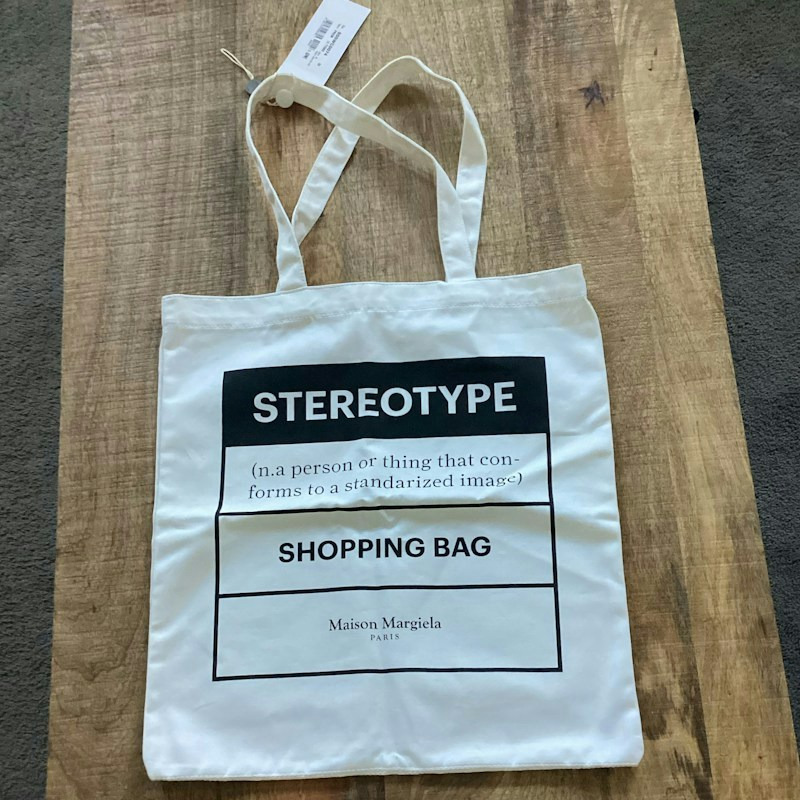 Maison Margiela Stereotype Shopping Bag White