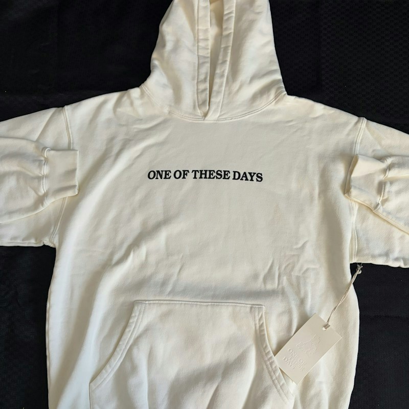 One Of These Days Horse Hoodie Off White