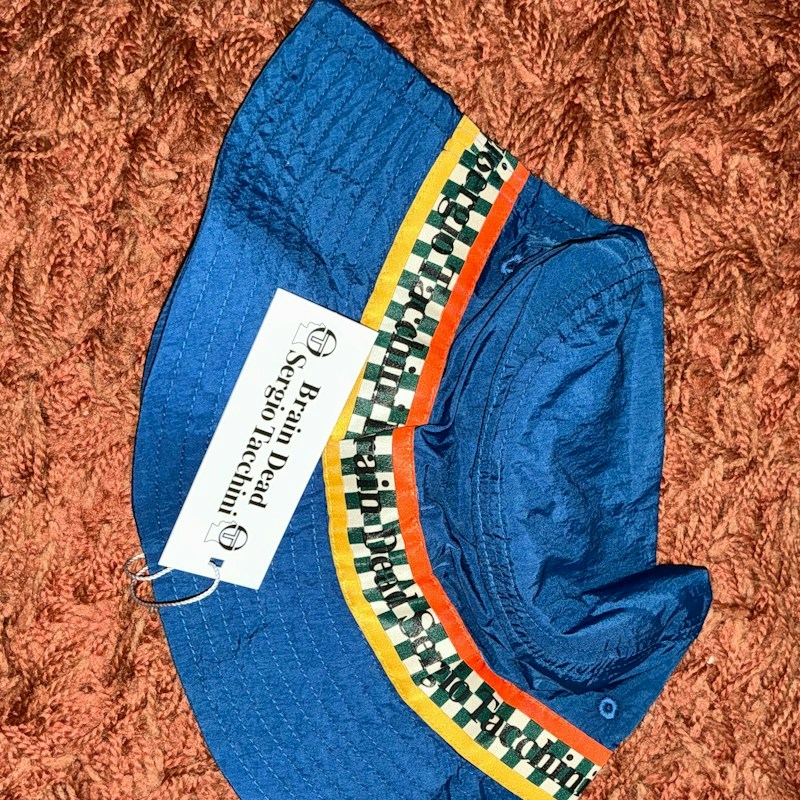 Brain Dead x Sergio Tacchini Bucket Hat Blue
