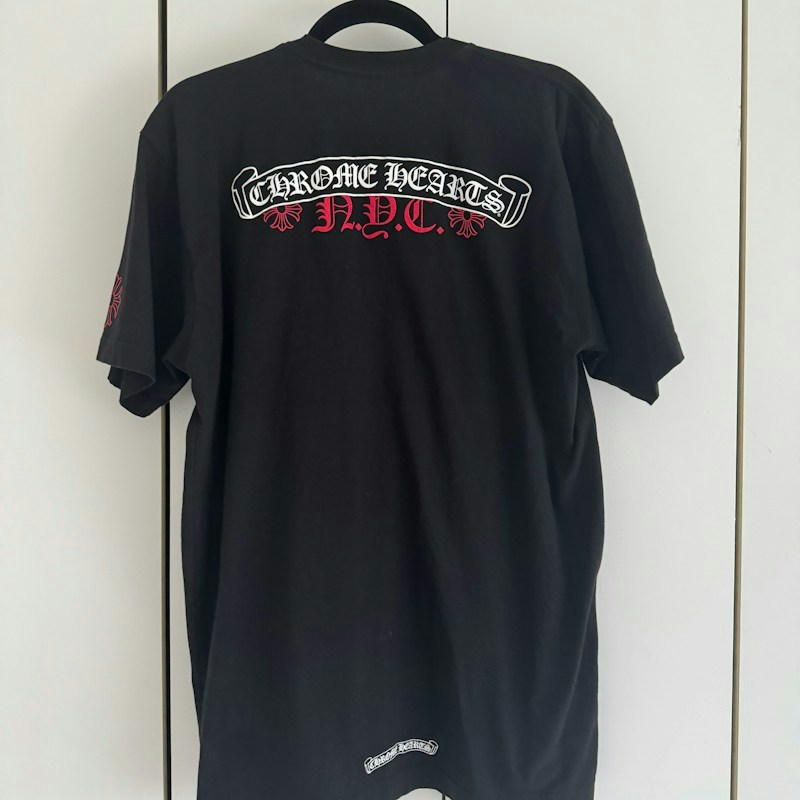 Chrome Hearts N.Y.C. Pocket T-Shirt Black