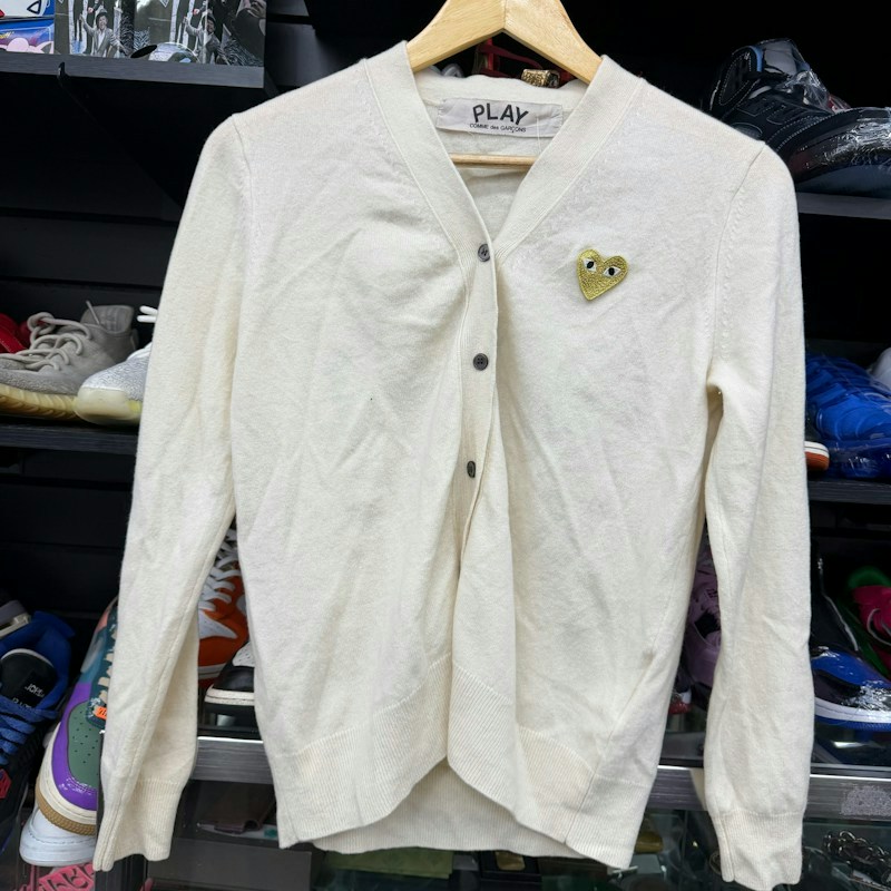 COMME des GARÇONS PLAY Cardigan Off White