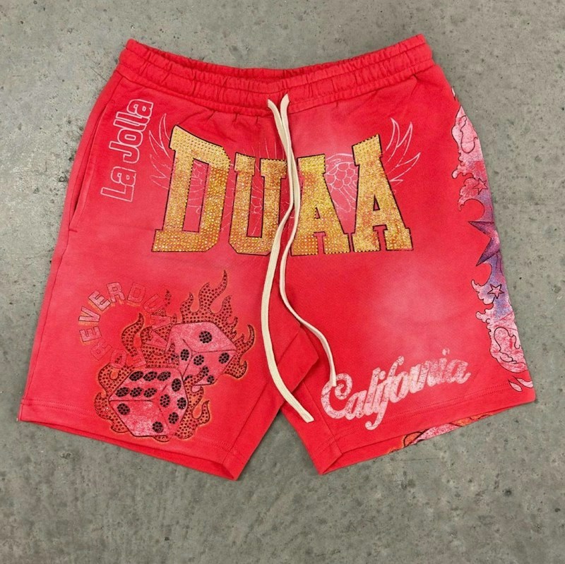 DUAA Forever Shorts Red