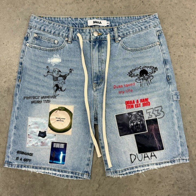 DUAA Denim Shorts Blue