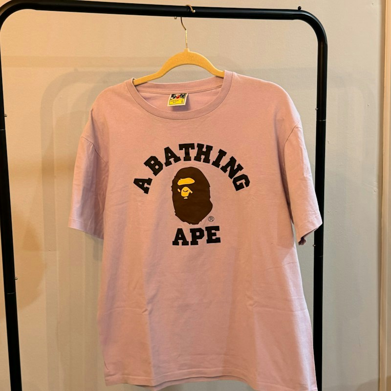 A Bathing Ape Ape Head T-Shirt Purple