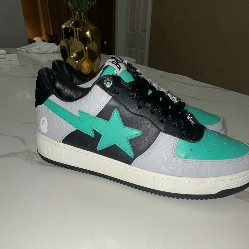 Bape Sta Low Black Teal Grey