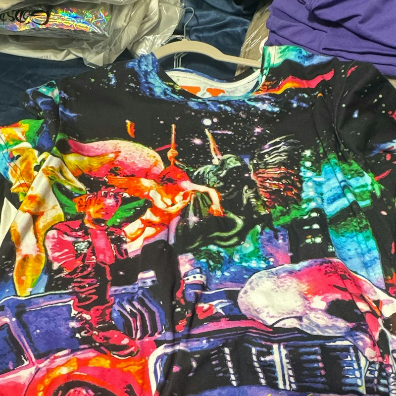 Vlone x Juice WRLD 999 Universe T-Shirt Black
