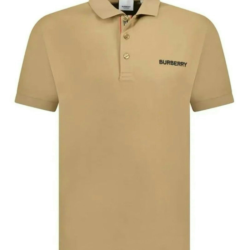 Burberry Logo Polo Shirt Beige