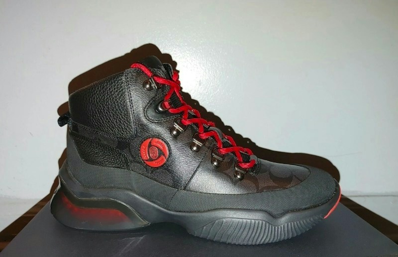 Coach x Michael B. Jordan Boot Black Red