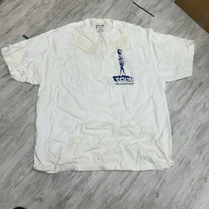 Travis Scott Circus Maximus Tour Chicago T-Shirt White