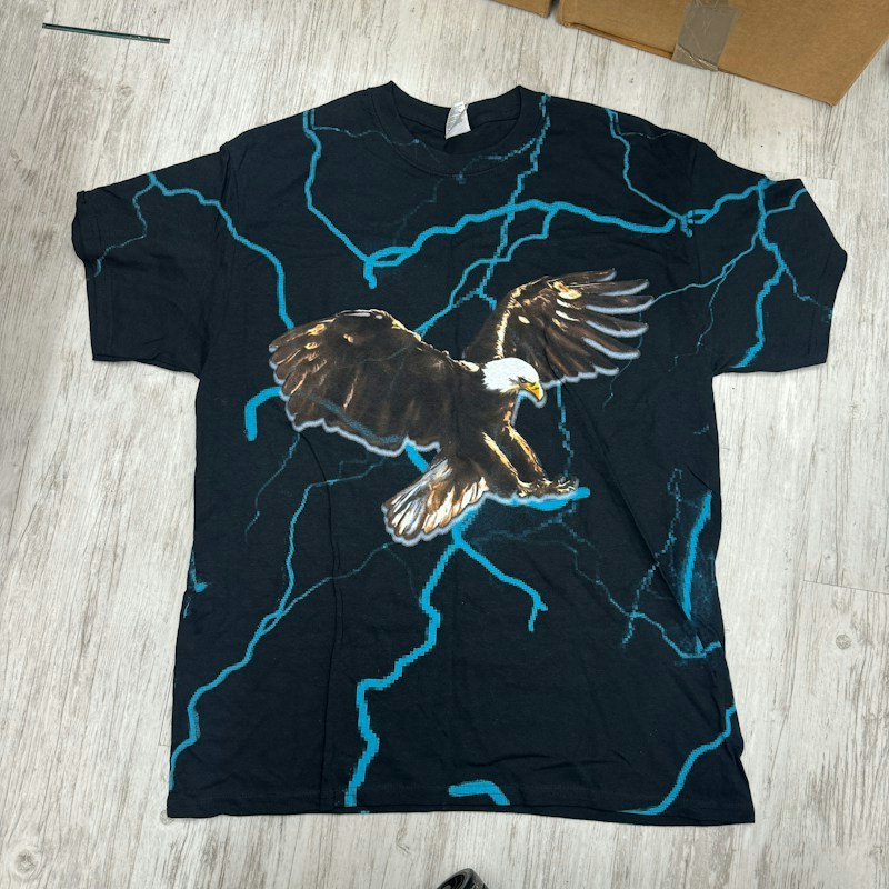 Travis Scott Birds In The Trap Sing McKnight Lightning T-Shirt Black