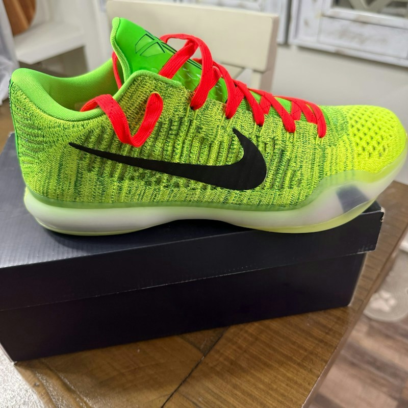 Nike Kobe 10 Elite Low Grinch iD