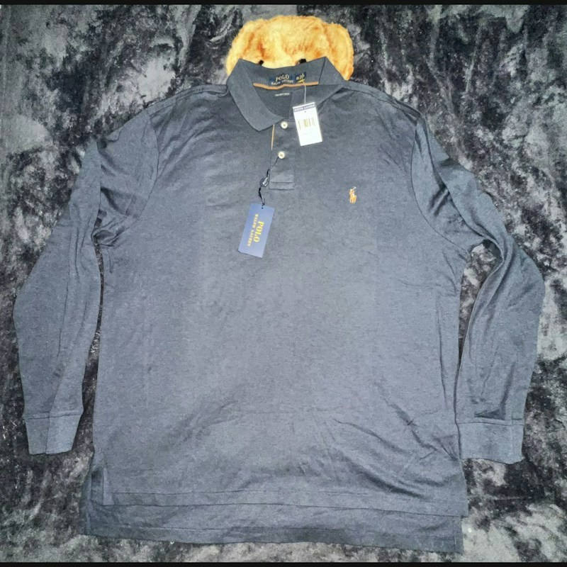 Polo Ralph Lauren Long-Sleeve Polo Shirt Midnight Blue