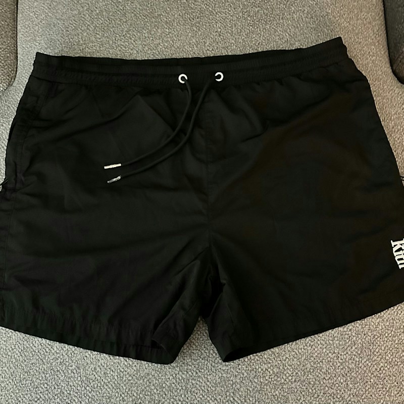 Kith Nylon Swim Shorts Black