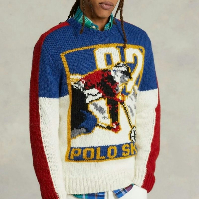 Polo Ralph Lauren Polo Ski Sweater White Multi