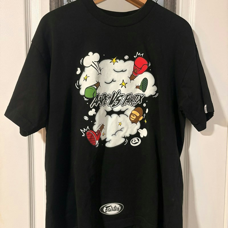 Aape Fairtex Graphic T-Shirt Black