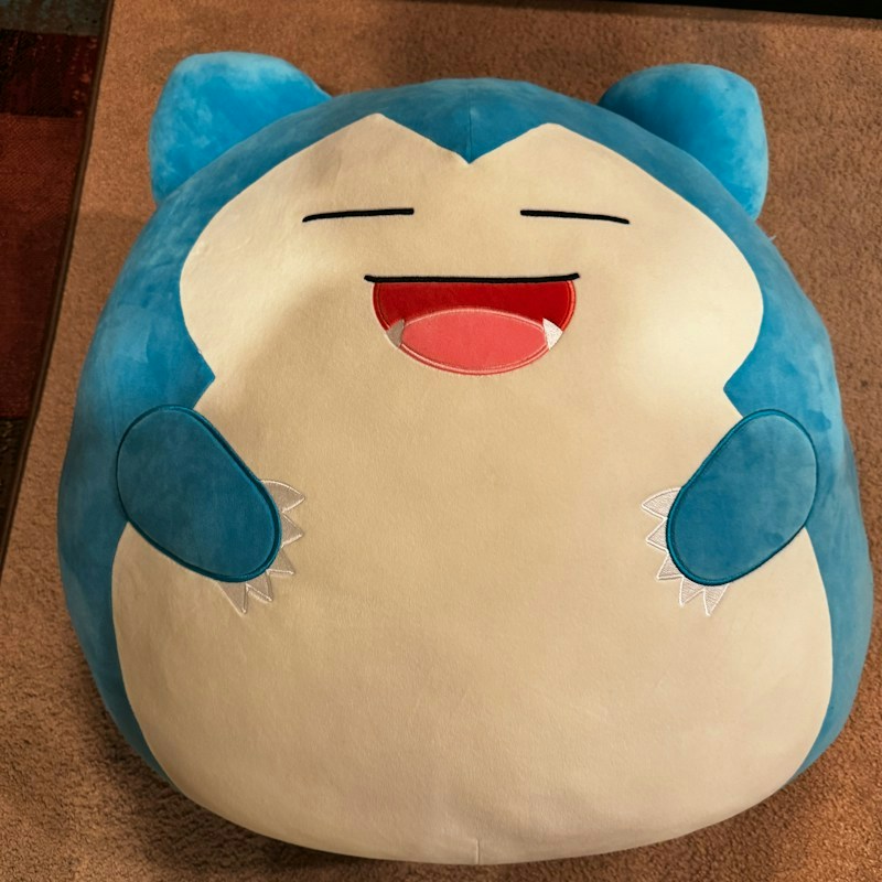 Squishmallows Pokémon Snorlax Plush 24”