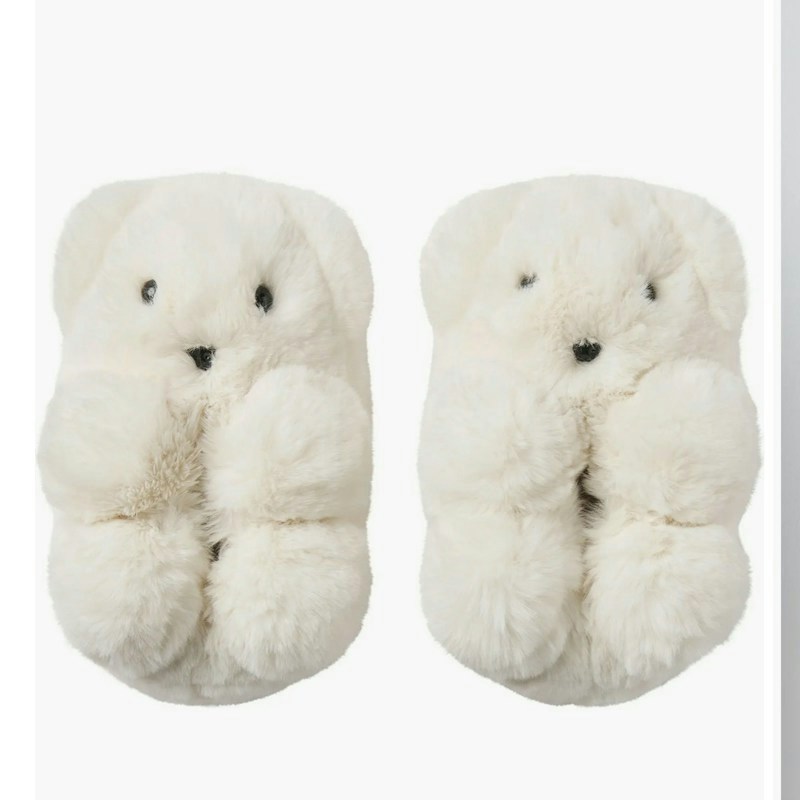 SKIMS Teddy Bear Slipper Marble
