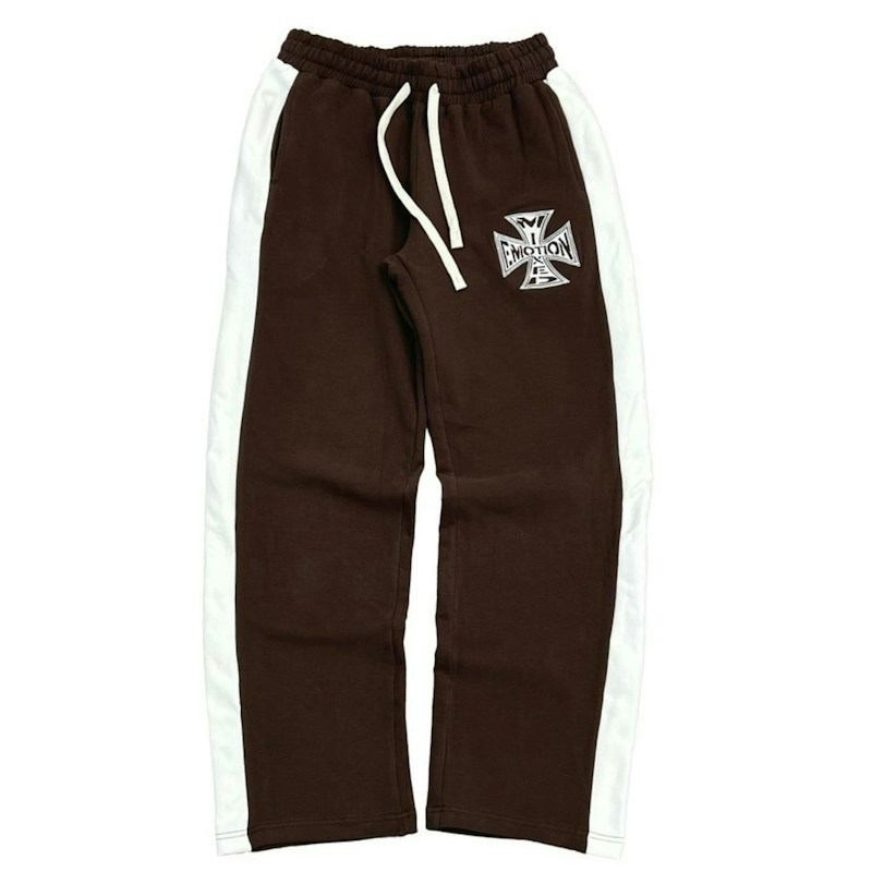 Emotion Sweatpants Brown White