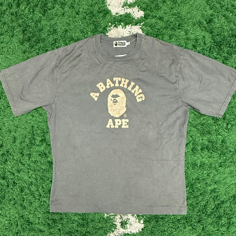A Bathing Ape Classic Logo T-Shirt Grey