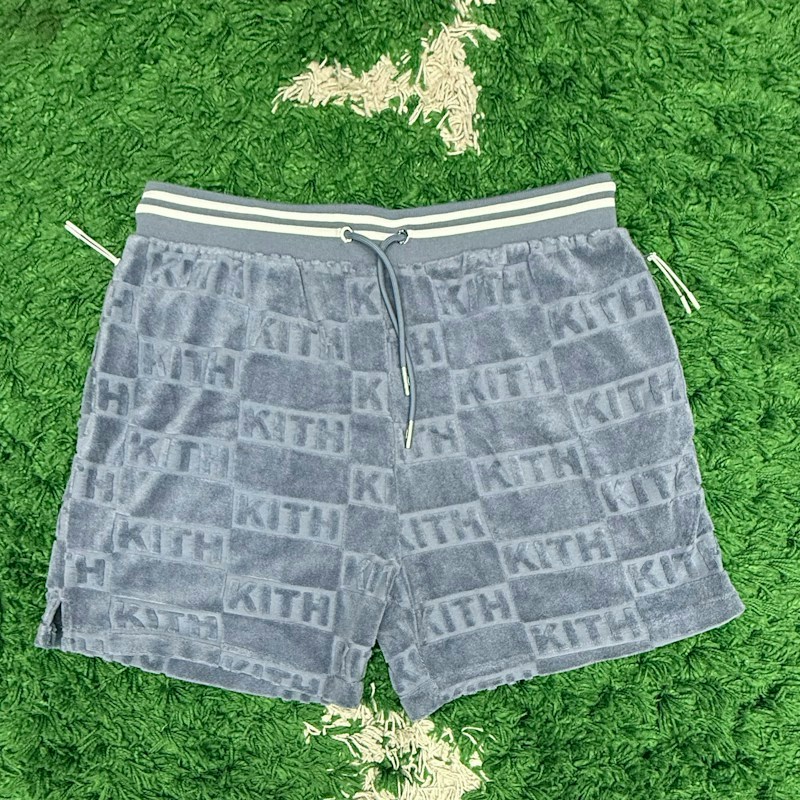 Kith Monogram Toweling Short Blue