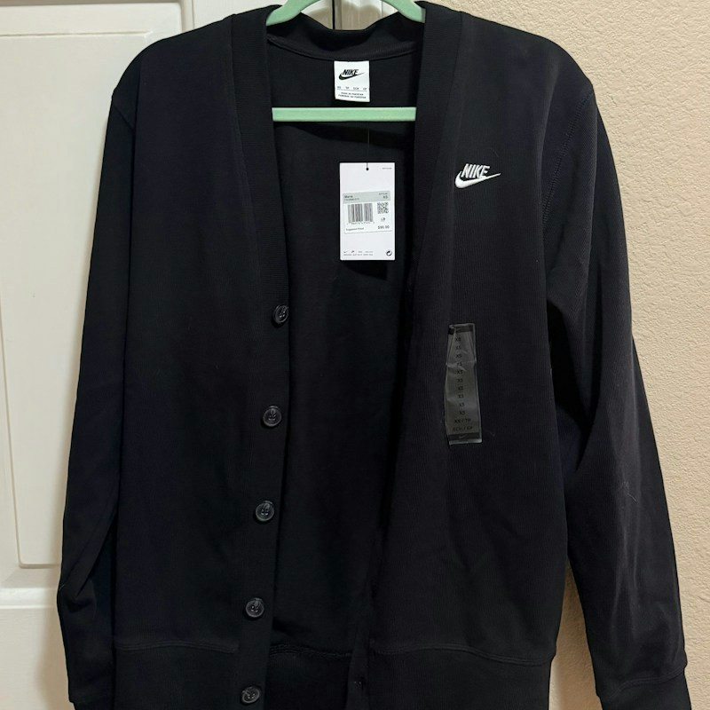 Nike Men’s Knit Cardigan Black