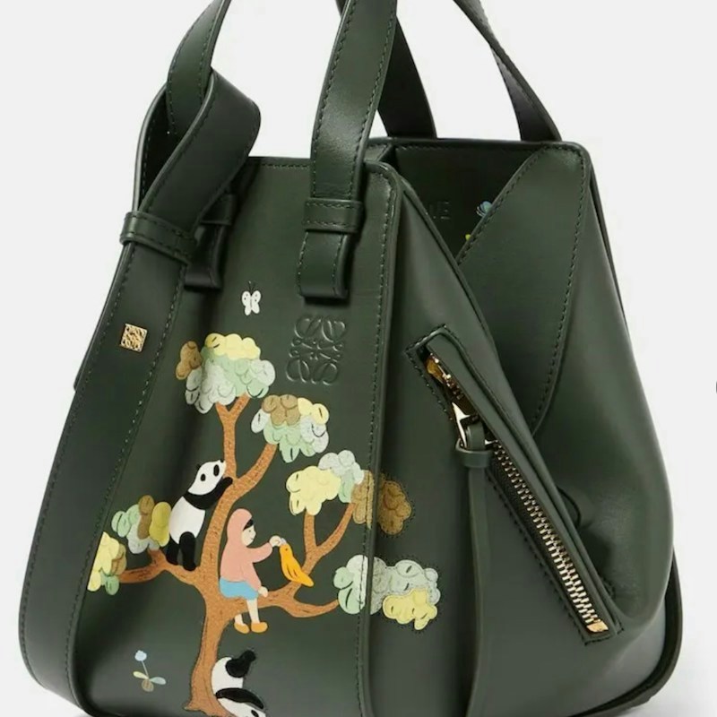 Loewe Hammock Bag Dark Green