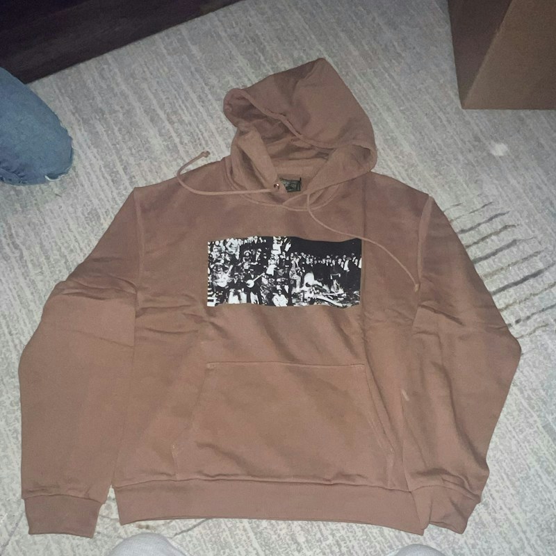 Systemic Racism Controls America Hooded Sweatshirt Brown