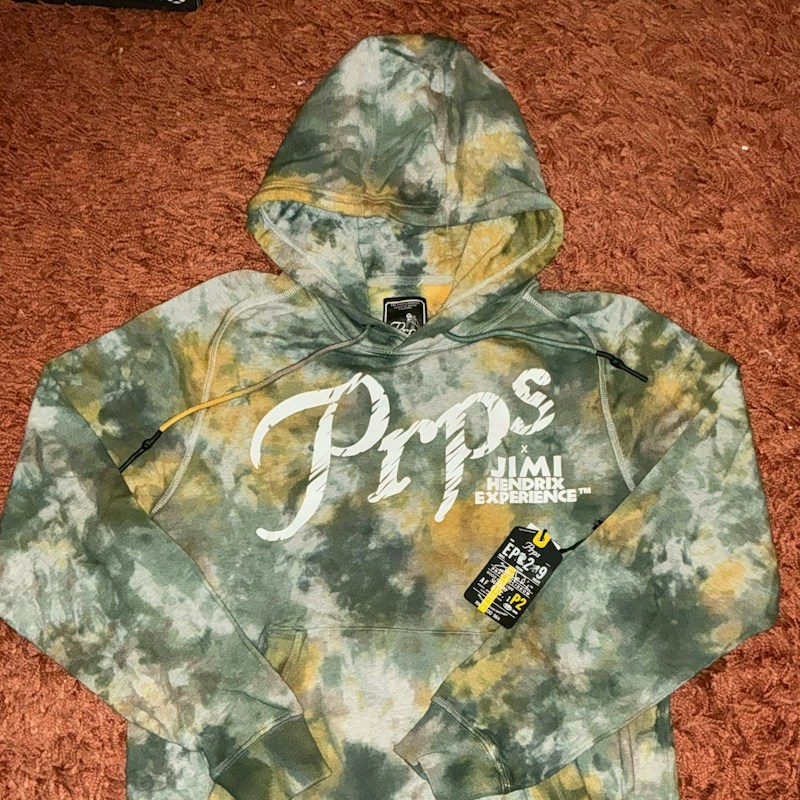 Prps x Jimi Hendrix Experience Tie-Dye Hoodie Green