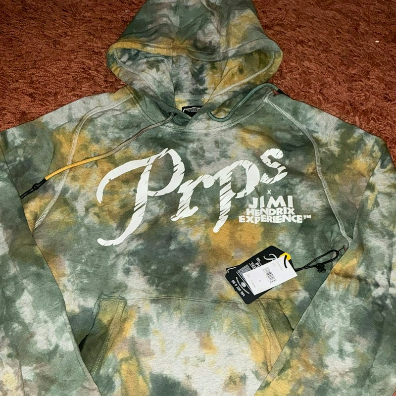 Prps x Jimi Hendrix Experience Tie-Dye Hoodie Green