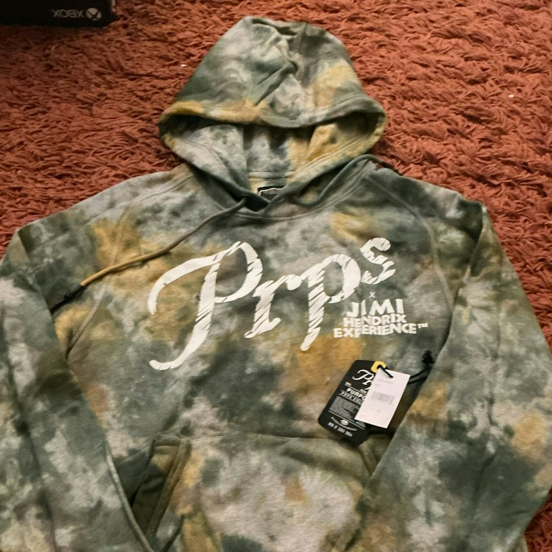 Prps x Jimi Hendrix Experience Tie-Dye Hoodie Green