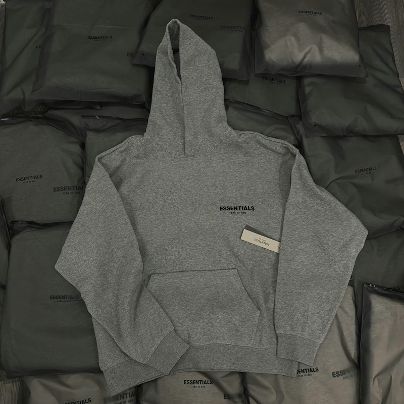 Fear of God Essentials Hooded Sweatshirt Dark Oat