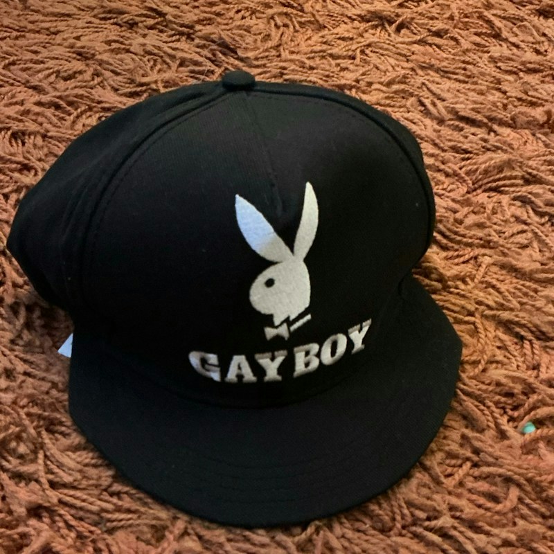 Moschino Gay Boy Baseball Cap Black