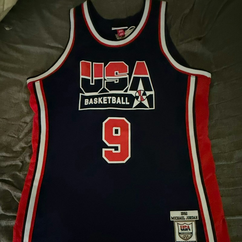 Mitchell & Ness 1992 Michael Jordan USA Basketball Jersey Navy