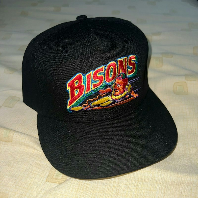New Era Buffalo Bisons Fitted Hat Black